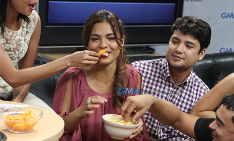 Behind the scenes with Heart, Lovi, Alex, Geoff and Sid during the 'Legacy' live chat