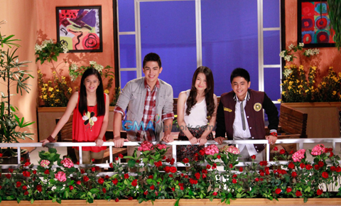 Behind the Scenes with the cast of Mariposa at the Telebabad plug shoot