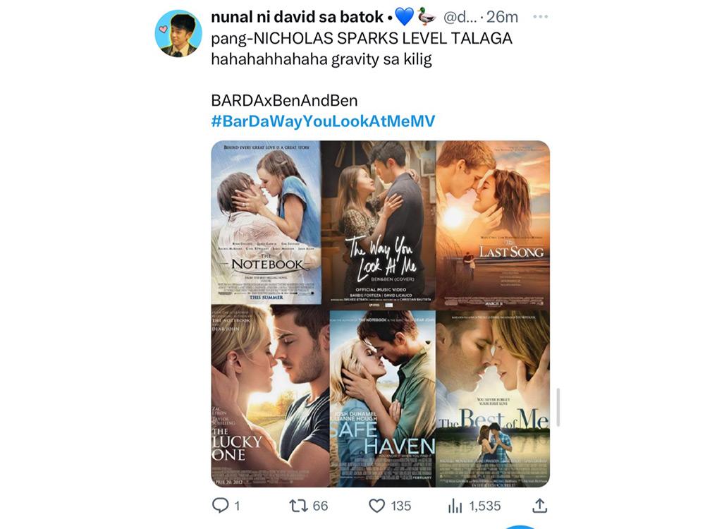 Nicholas Sparks level