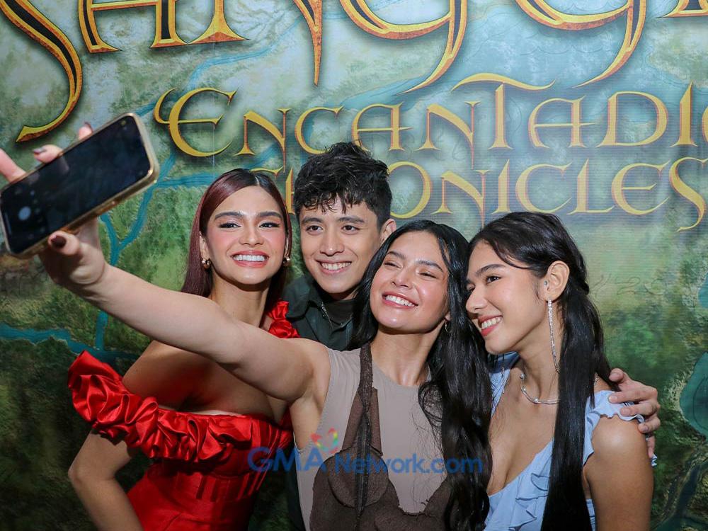 Faith Da Silva, Angel Guardian, Bianca Umali, and Kelvin Miranda