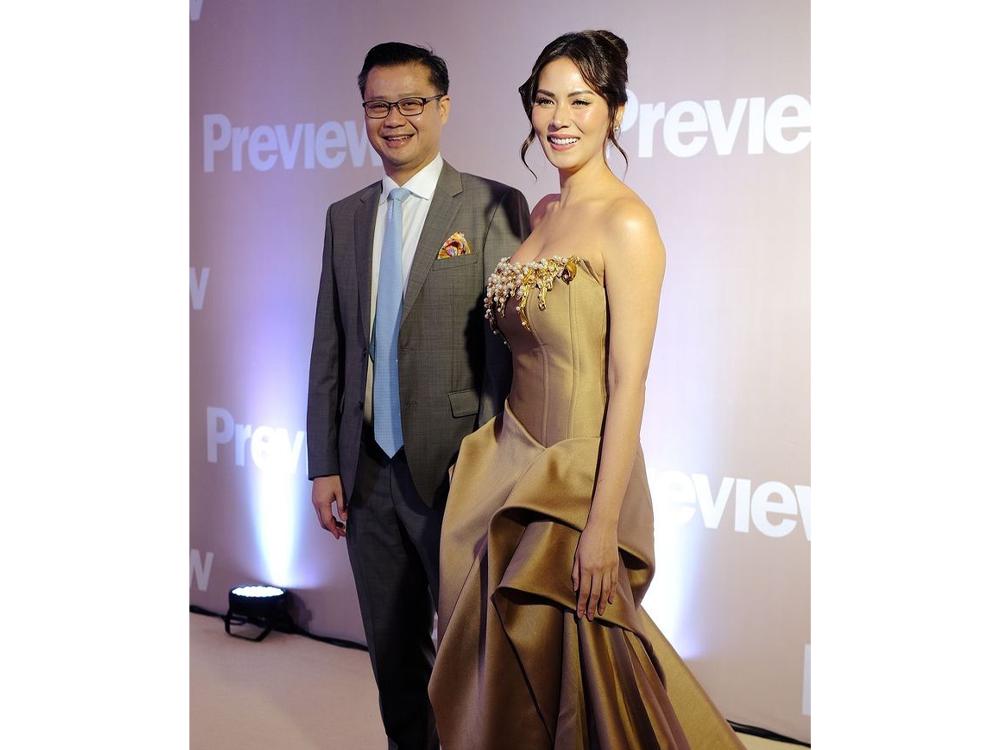 Bianca Manalo and Senator Win Gatchalian