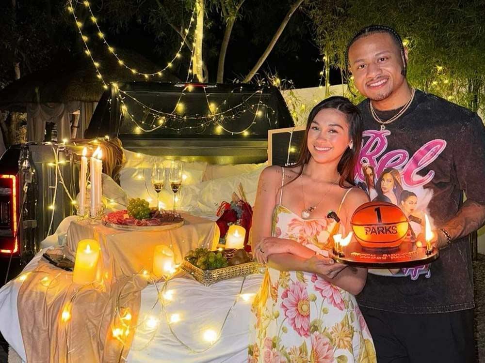 Bobby Ray Parks Jr. celebrates birthday with Zeinab Harake, Zebbiana