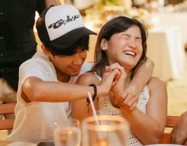 Camille Prats and Nate