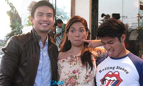 Candid moments with the cast of 'Anna Karenina' and 'With a Smile'