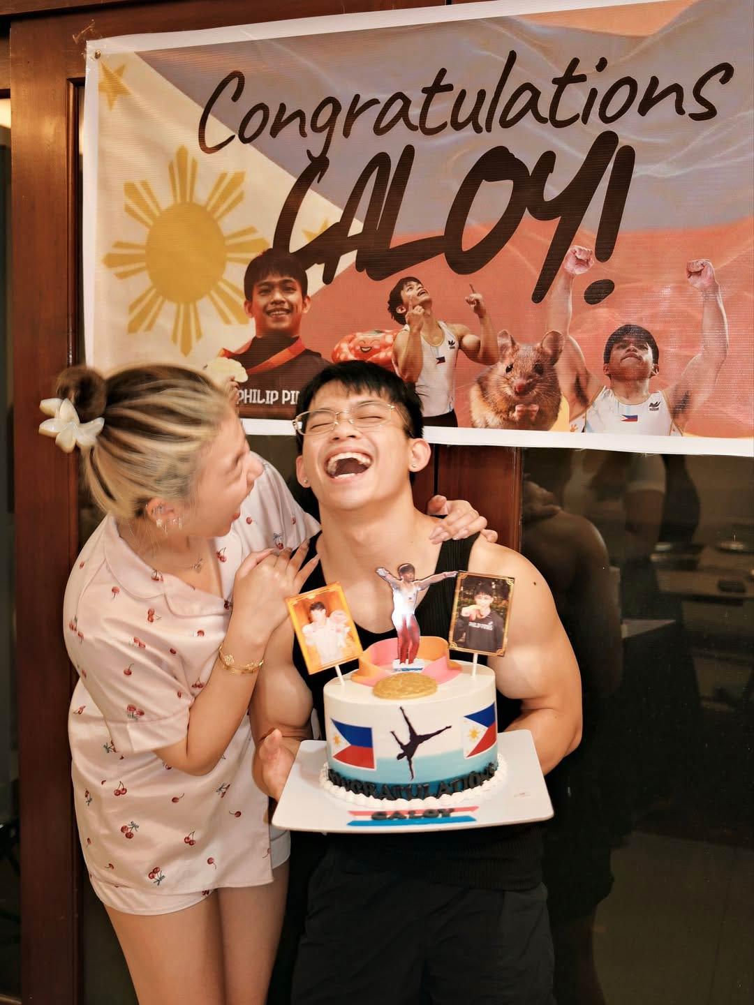 Chloe San Jose and Carlos Yulo