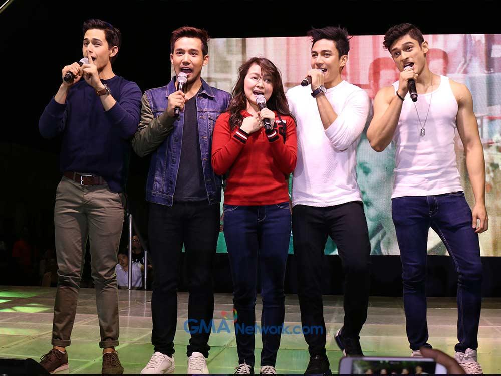 Barbie with the boys