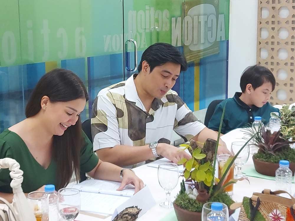 Alfred Vargas and Nadine Samonte