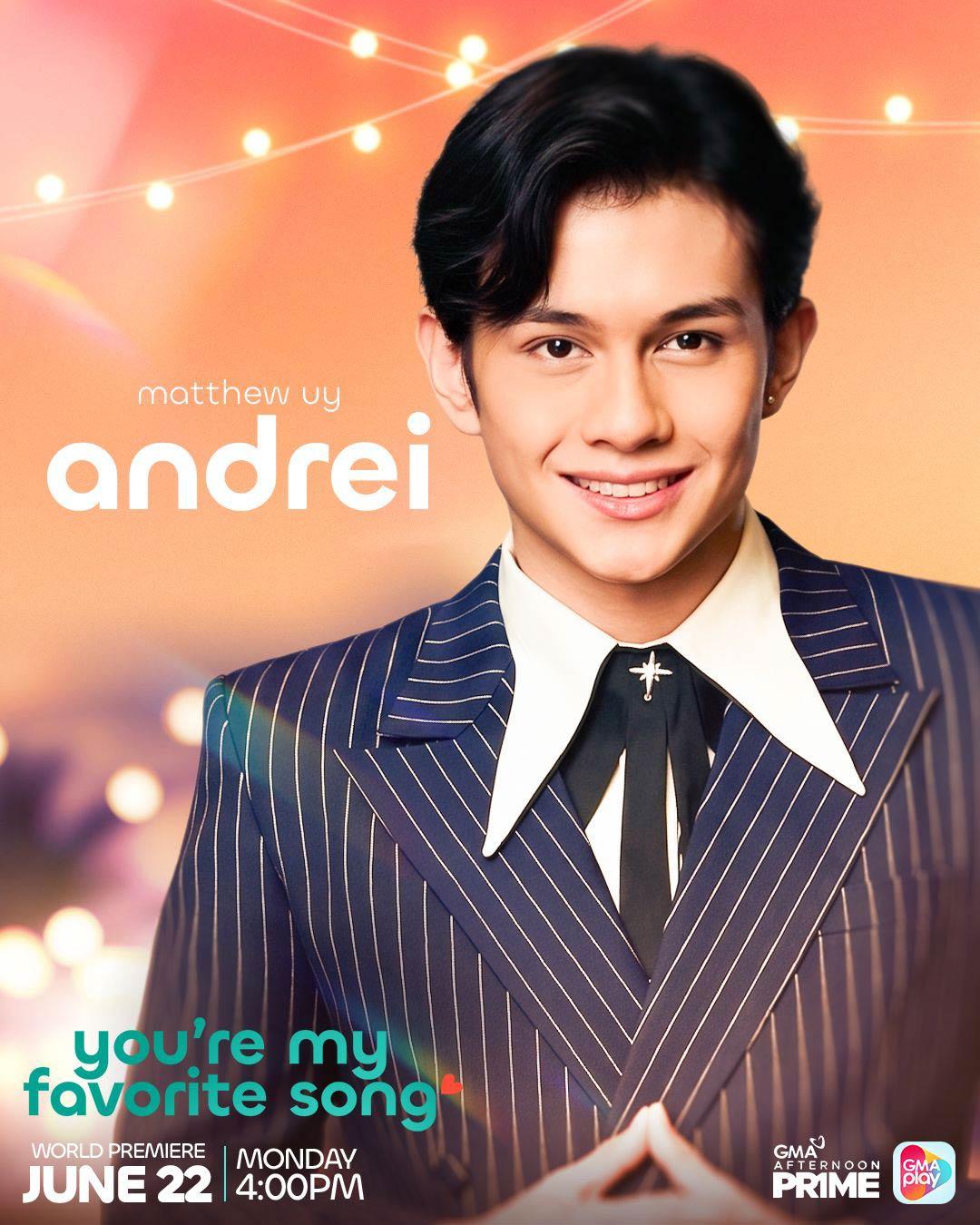 Matthew Uy as ANDREI ARCILLA