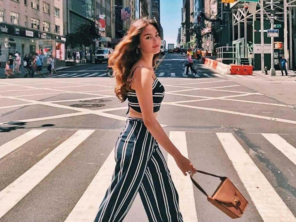 IN PHOTOS: Catriona Gray struts foreign streets like her own runway ...