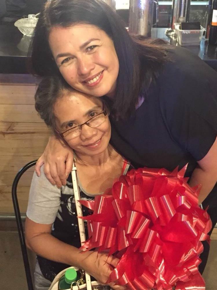 Lotlot de Leon and Yaya Pat