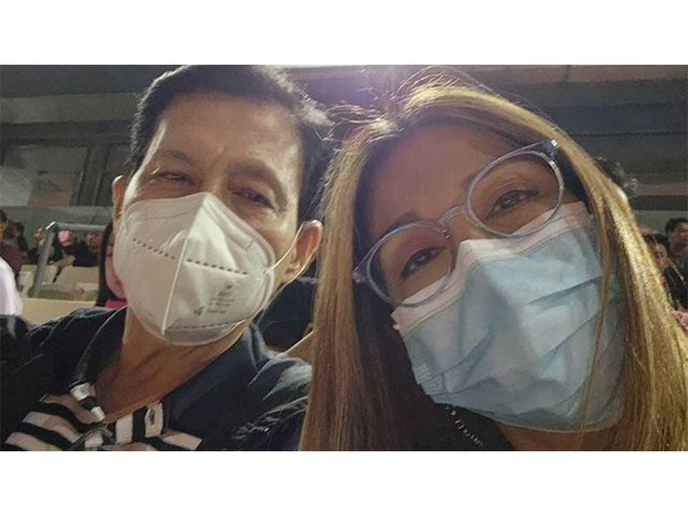 Tirso Cruz III with his wife Lynn Ynchausti