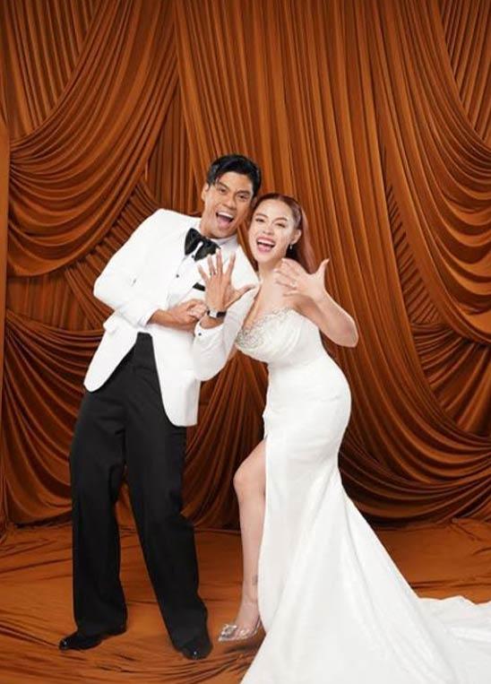 Jerald Napoles and Kim Molina 