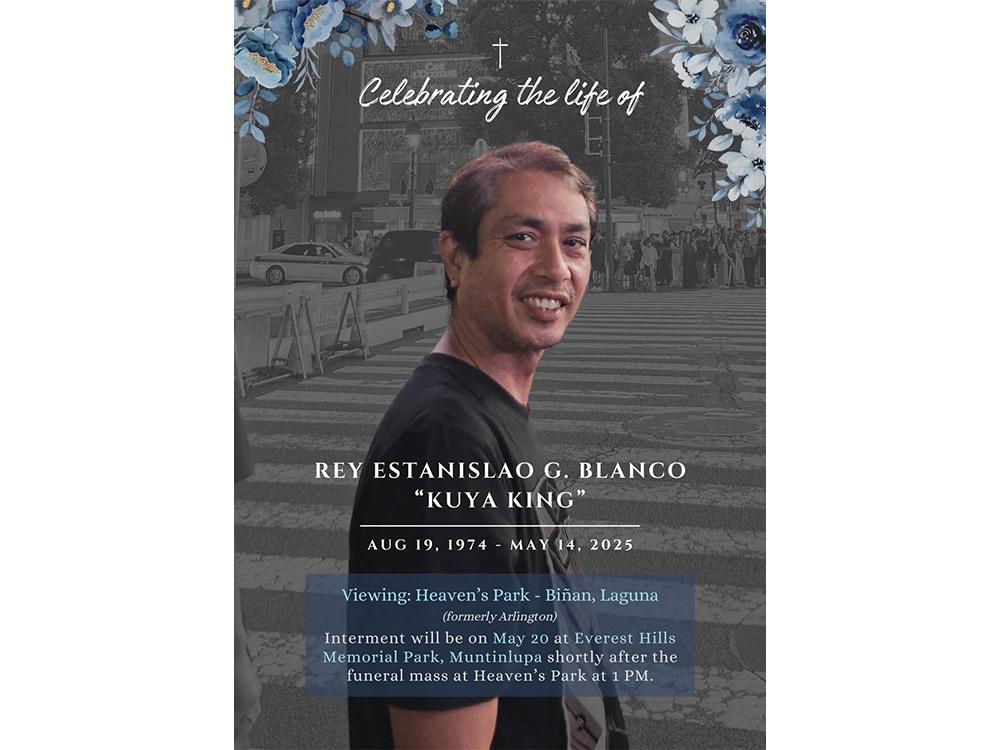 King Blanco's passing