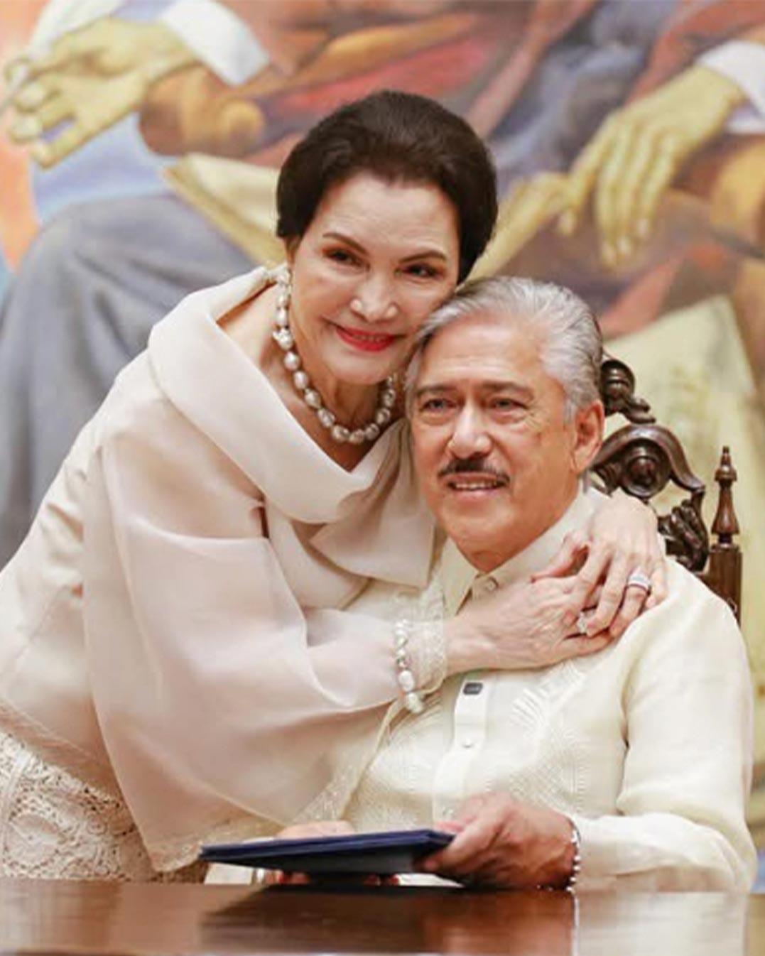 Helen Gamboa and Senate President Tito Sotto