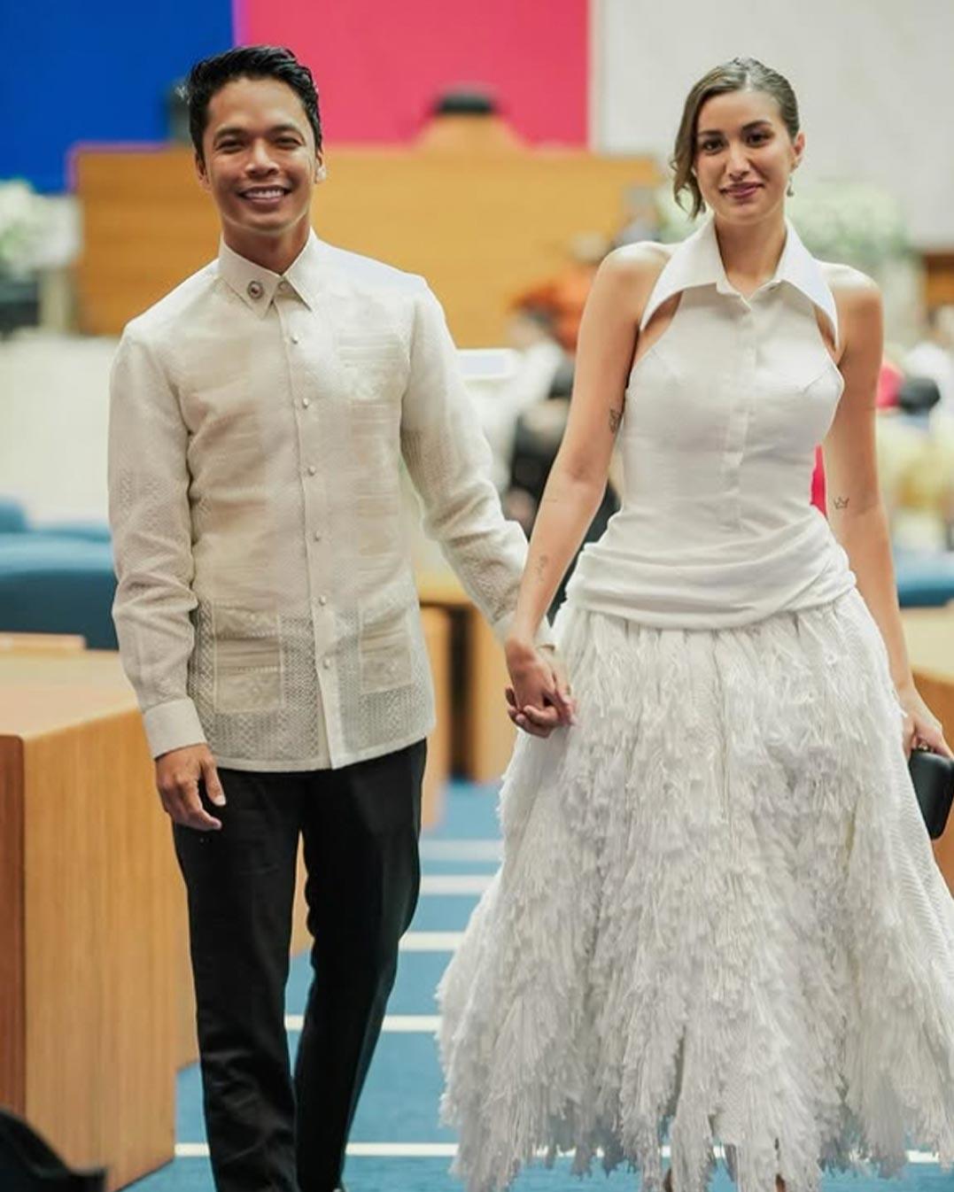 Rachel Peters and Congressman Migz Villafuerte
