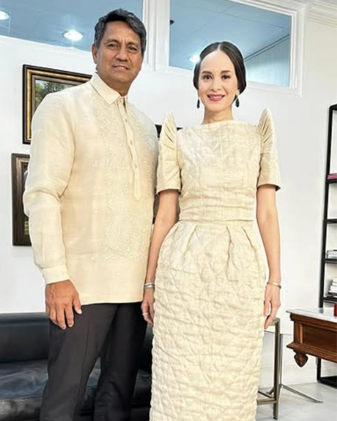 Richard Gomez and Ormoc City Mayor Lucy Torres