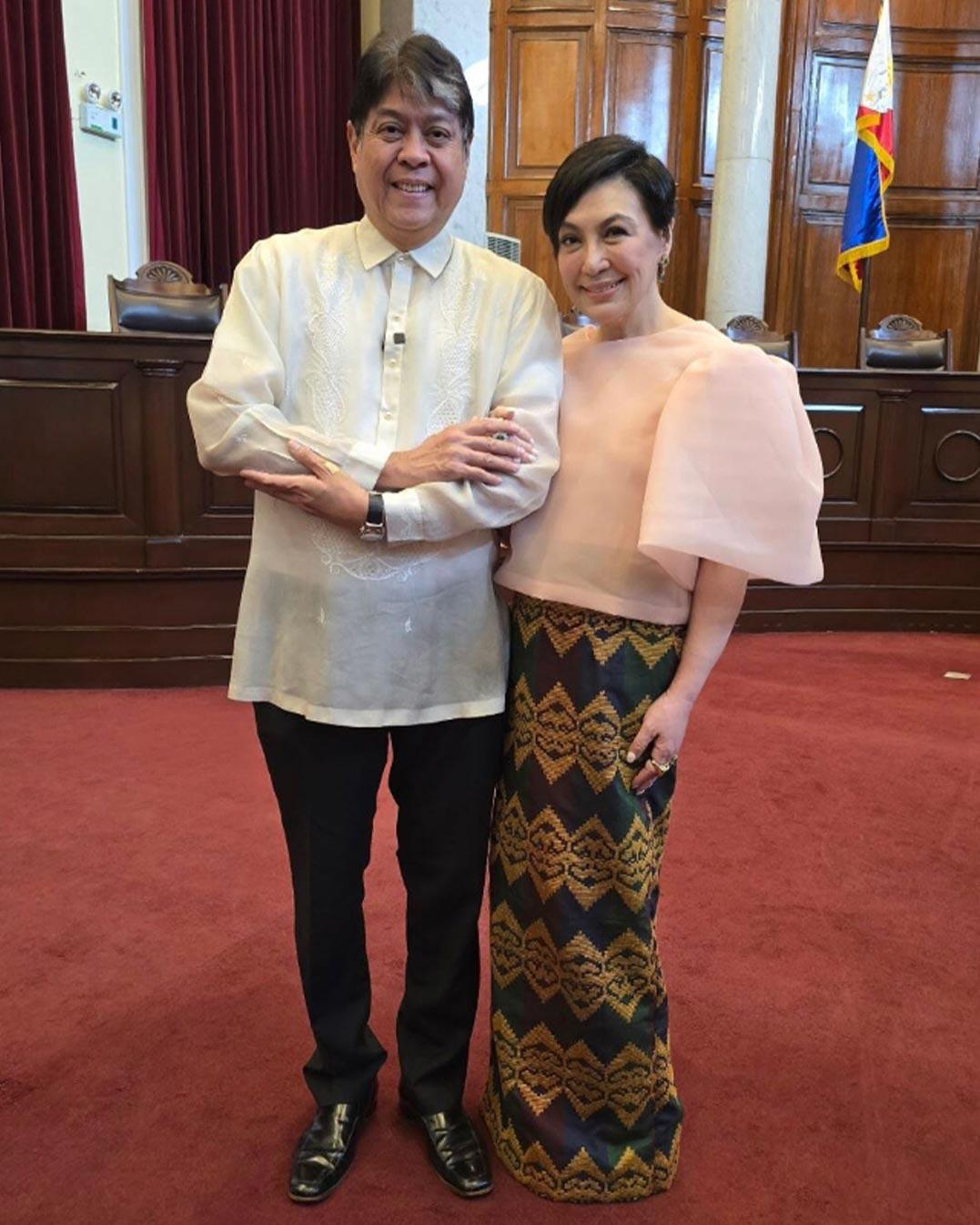 Sharon Cuneta and Senator Kiko Pangilinan