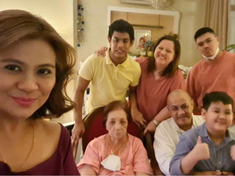 Candy Pangilinan and family