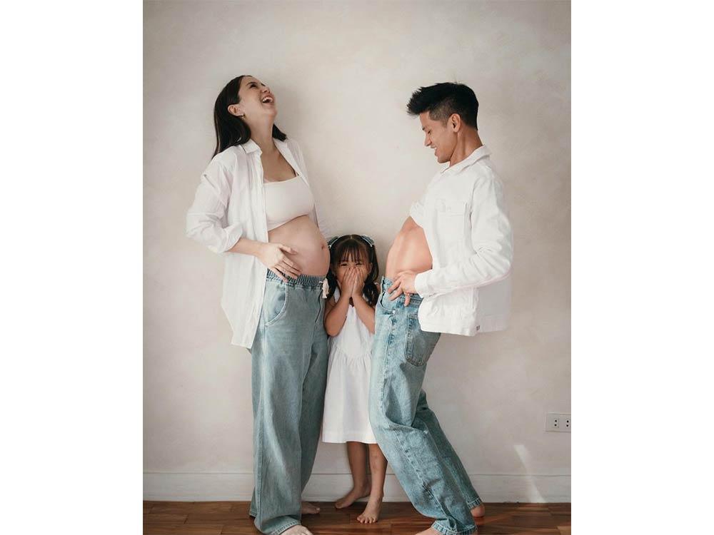 Sophie Albert and Vin Abrenica's family