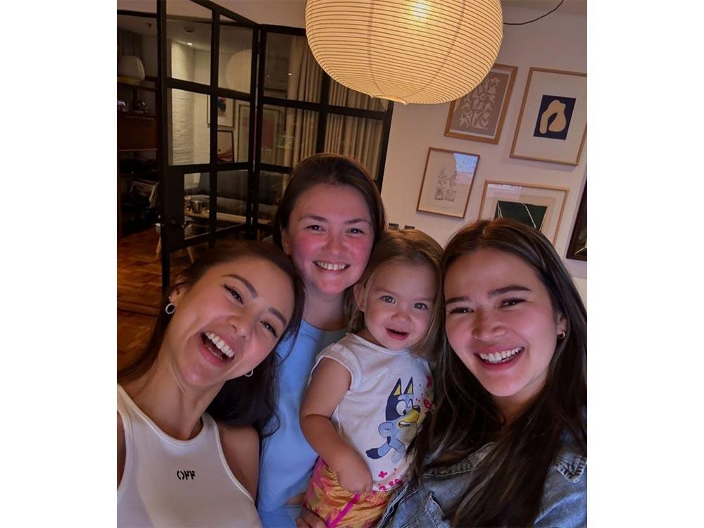 Amila with Ninang Bela Padilla