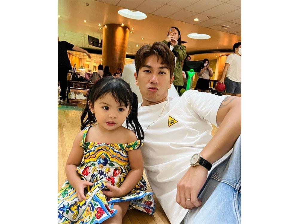 Felize with Ninong Nikko Natividad