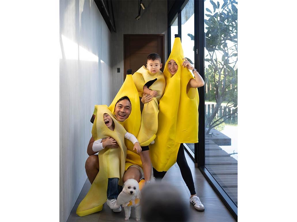 Sky fam as bananas