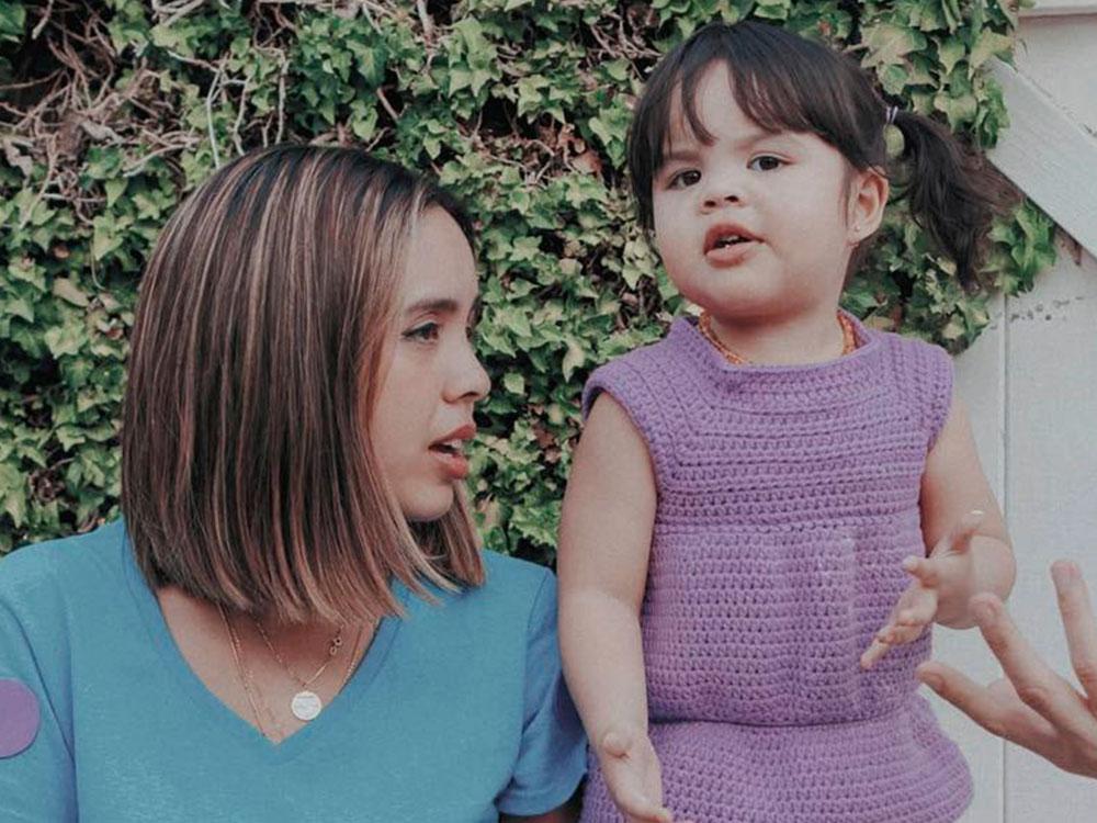 Sam Valenciano and Leia