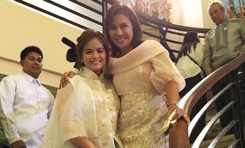 Bea Binene with VP Robredo