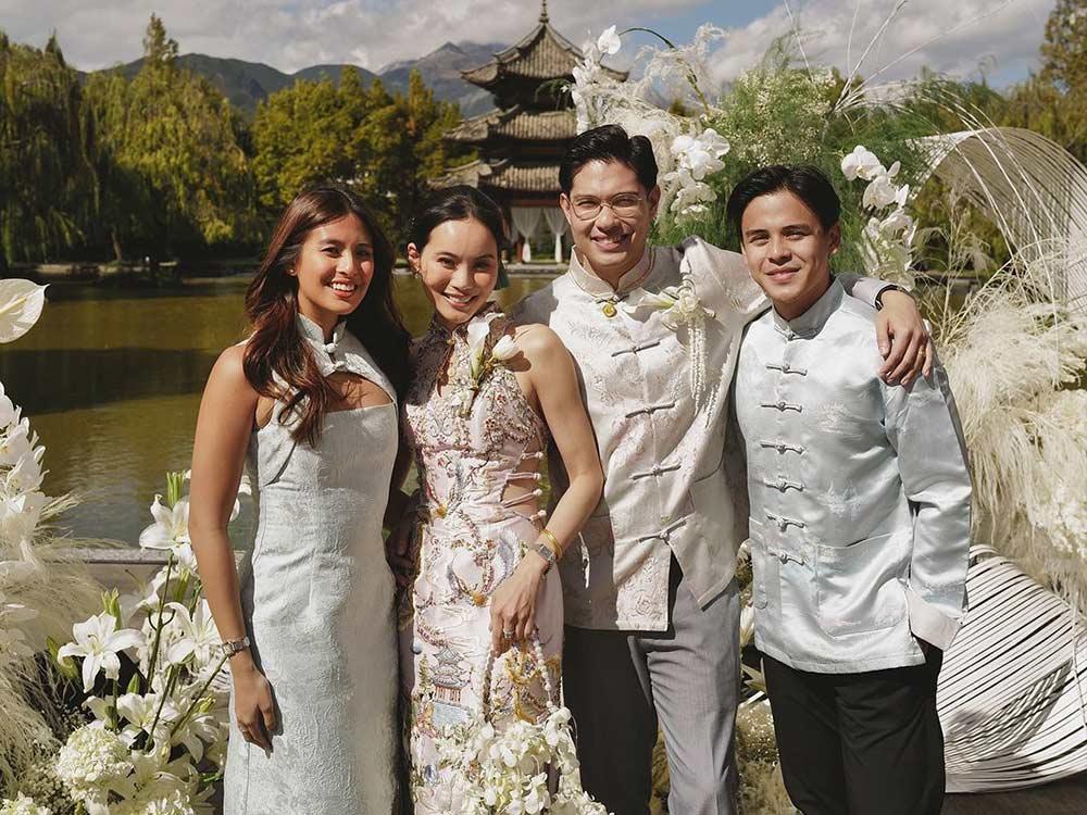 With the married couple