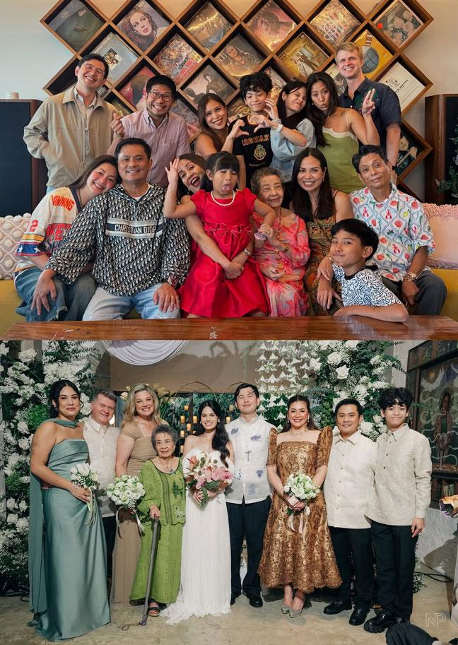 The Alcasid family's multiple photos