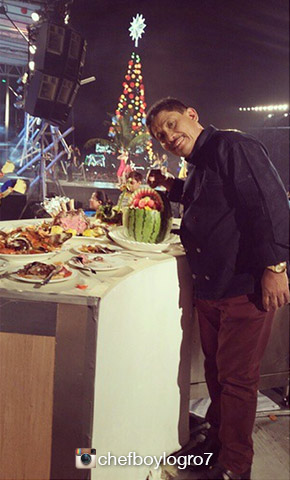 New Year's countdown with Chef Boy Logro