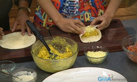 Chicken Curry Burrito