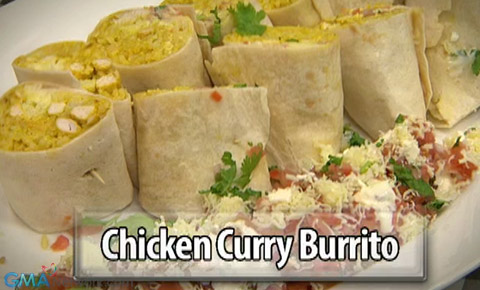 Chicken Curry Burrito