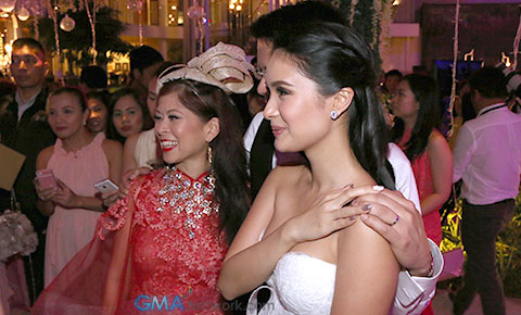 Tessa with the couple