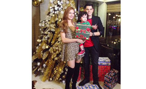 Christmas-ready celebrity homes 