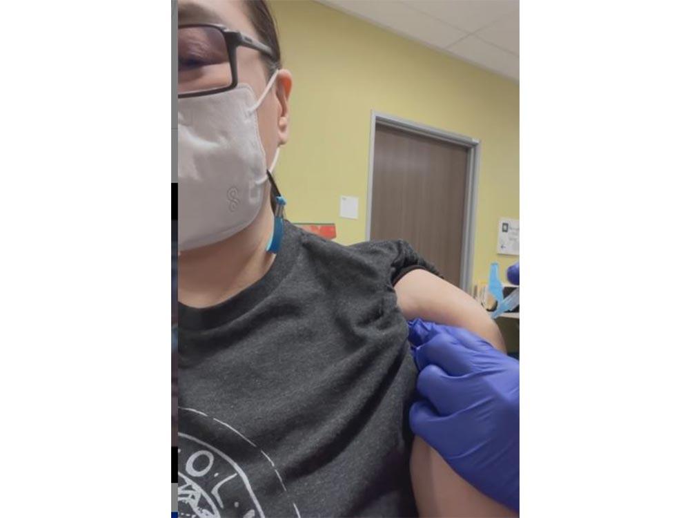 Vaccinated in the US