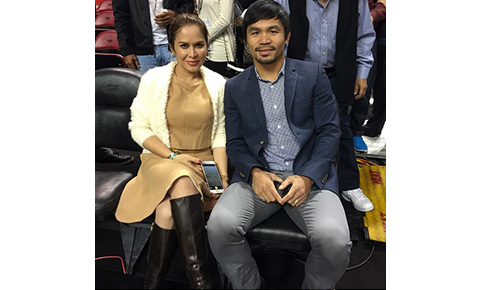 Manny Pacquiao and Jinkee Pacquiao