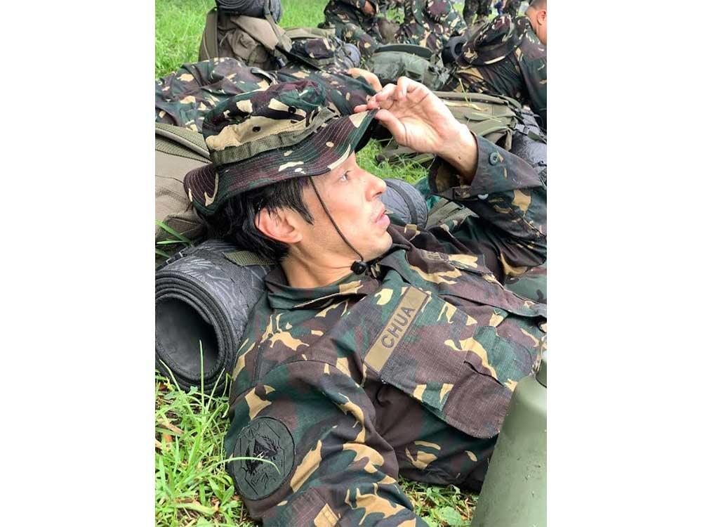 David at training camp