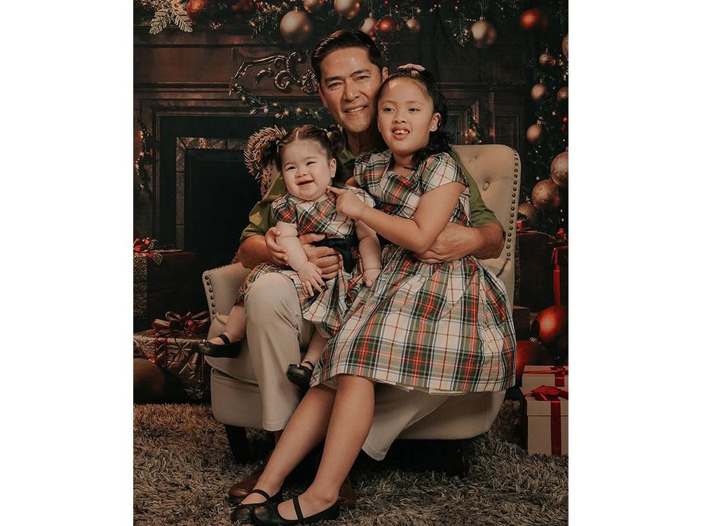 Vic Sotto with her daughters