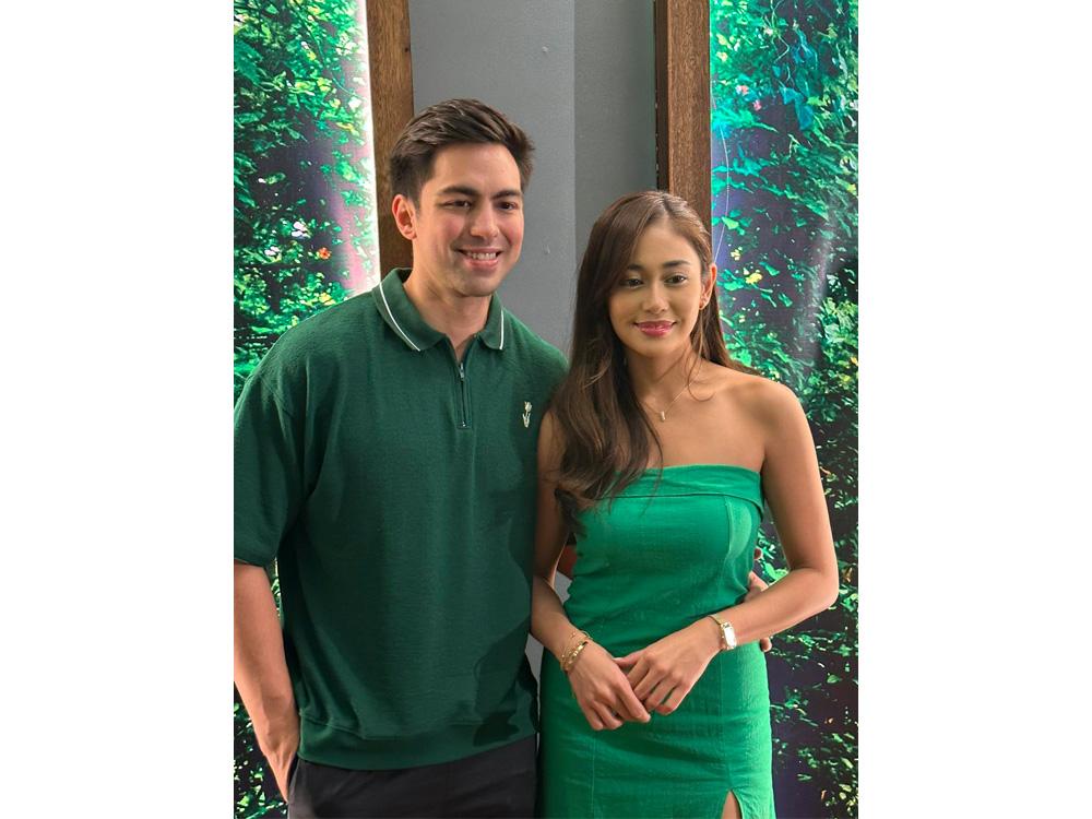 Derrick Monasterio and Elle Villanueva