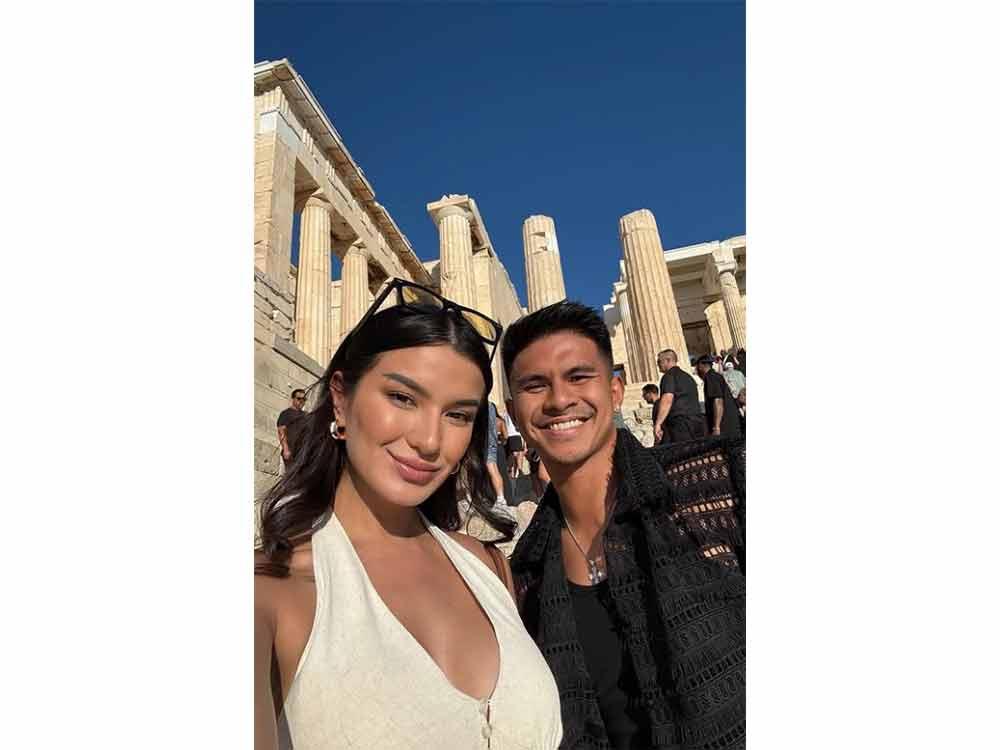 Diana Mackey and Kiefer Ravena