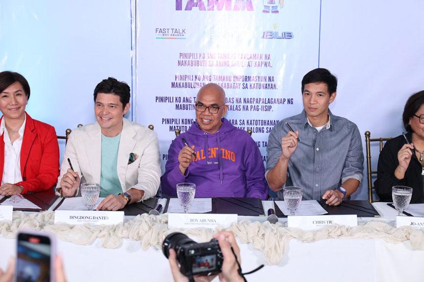 Memorandum of Agreement (MOA) for Be Juan Tama campaign