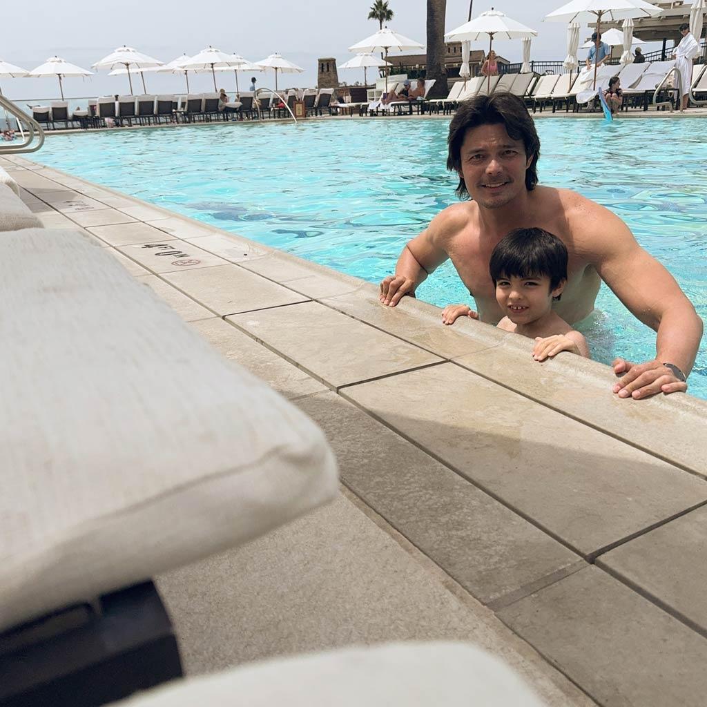 Father and son