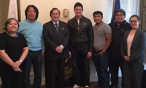 Ambassador and staff