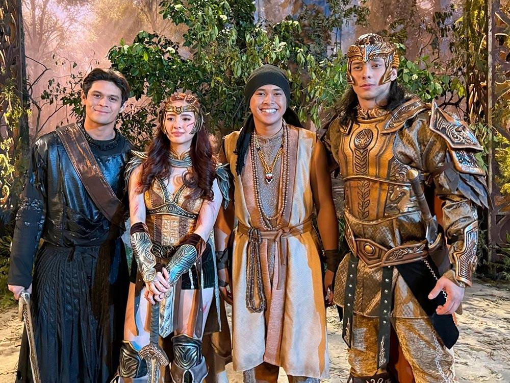 Elias J TV with Sang'gre stars