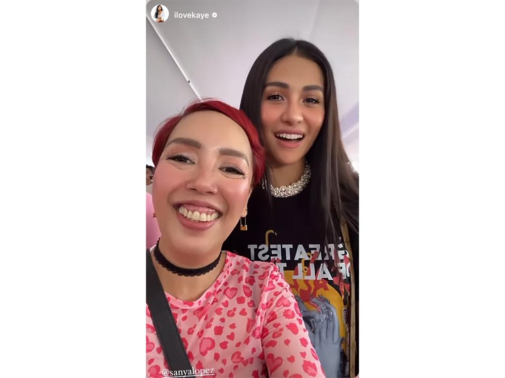 Kakai Bautista and Sanya Lopez