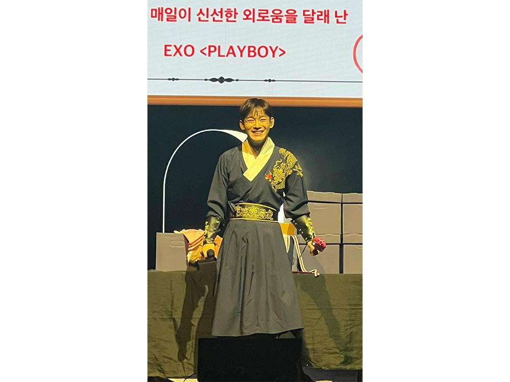 Chen in a historical costume