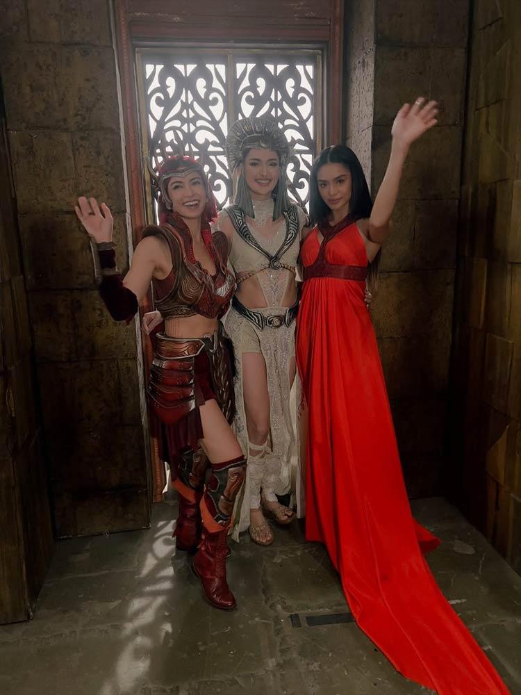 Pirena, Haliya, at Flamarra