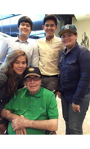 Kuya Germs' grandchildren