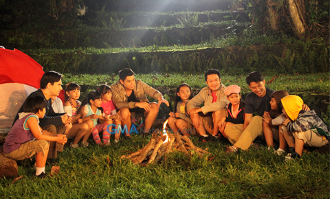 Fitness and Fun at the Kapuso Station ID Shoot